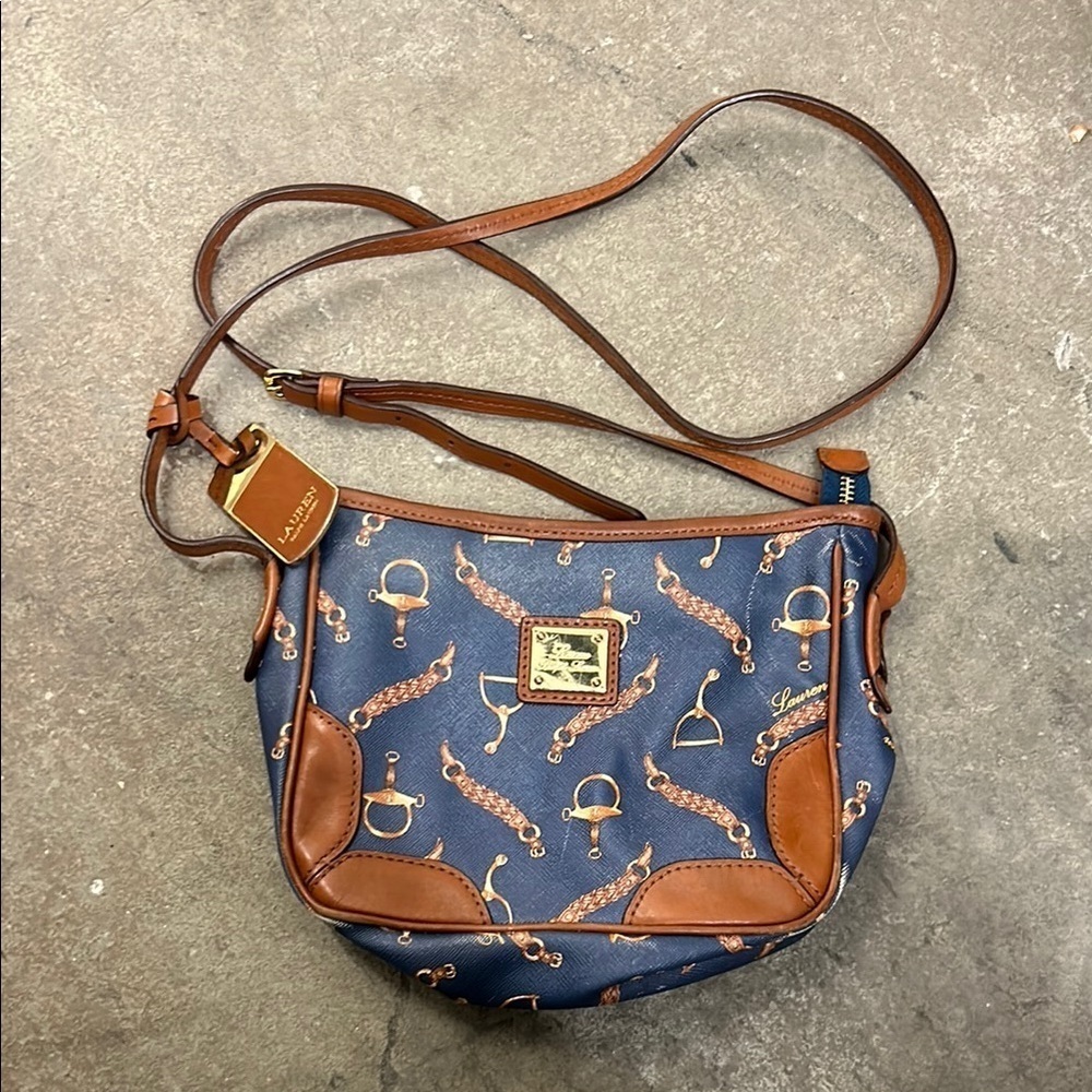 Lauren ralph lauren equestrian crossbody bag